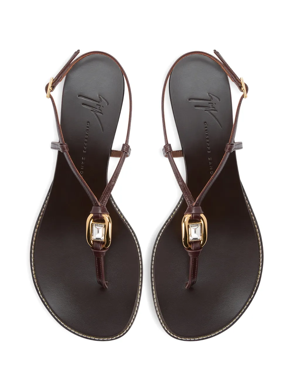 Giuseppe Zanotti Amhelia sandalen Bruin