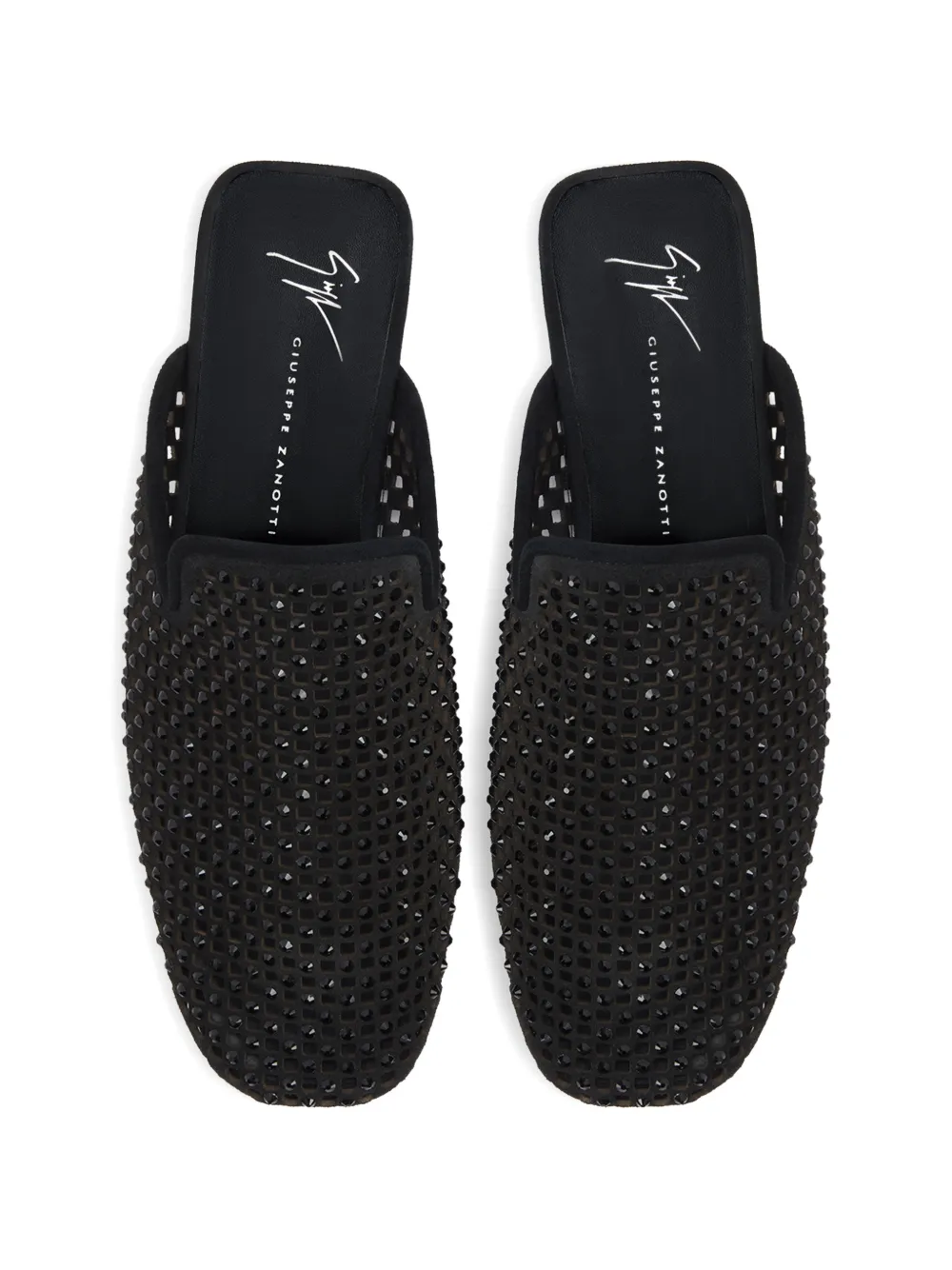 Giuseppe Zanotti Everett slippers Zwart