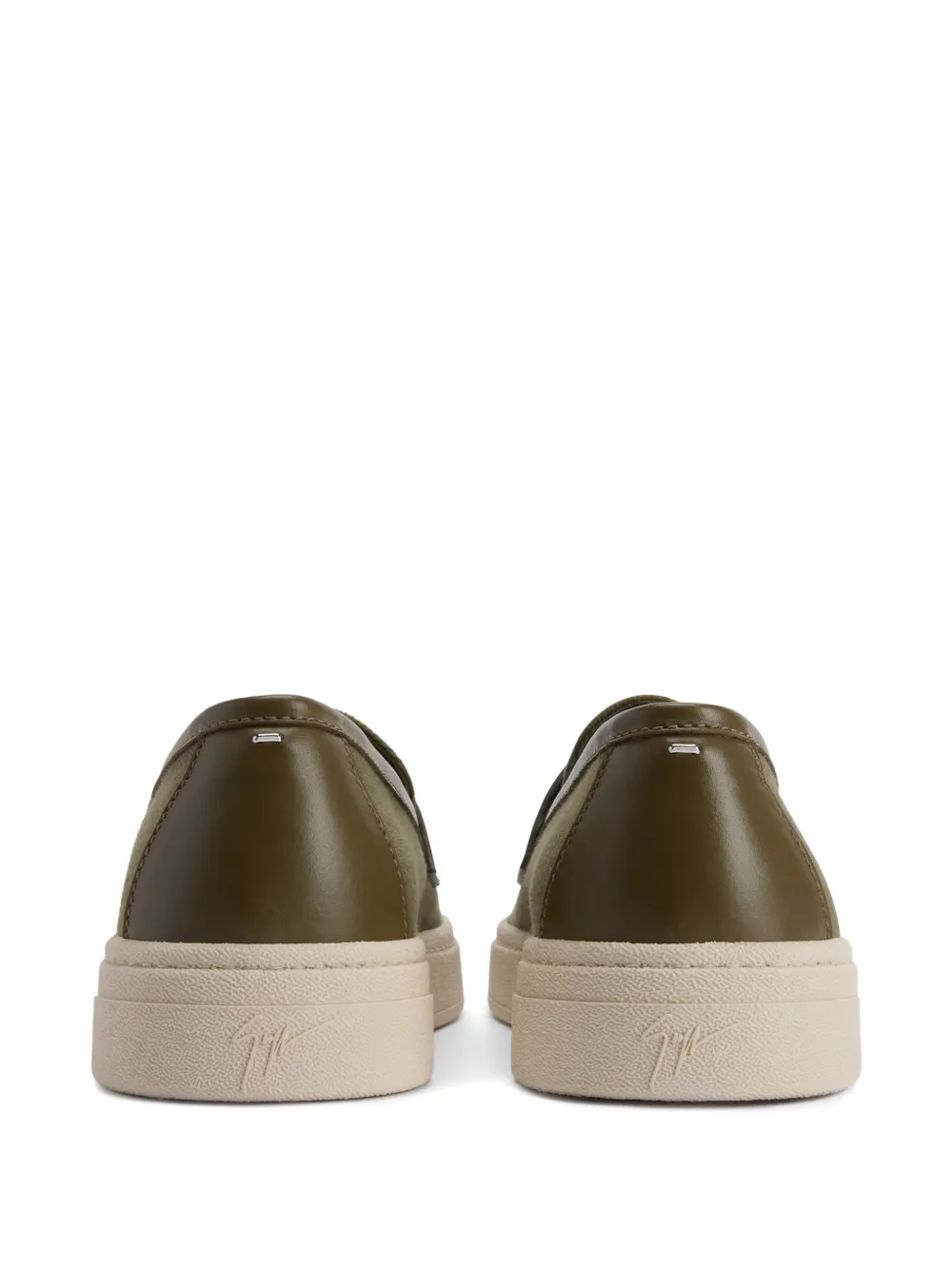 Giuseppe Zanotti penny-bar sneakers Groen