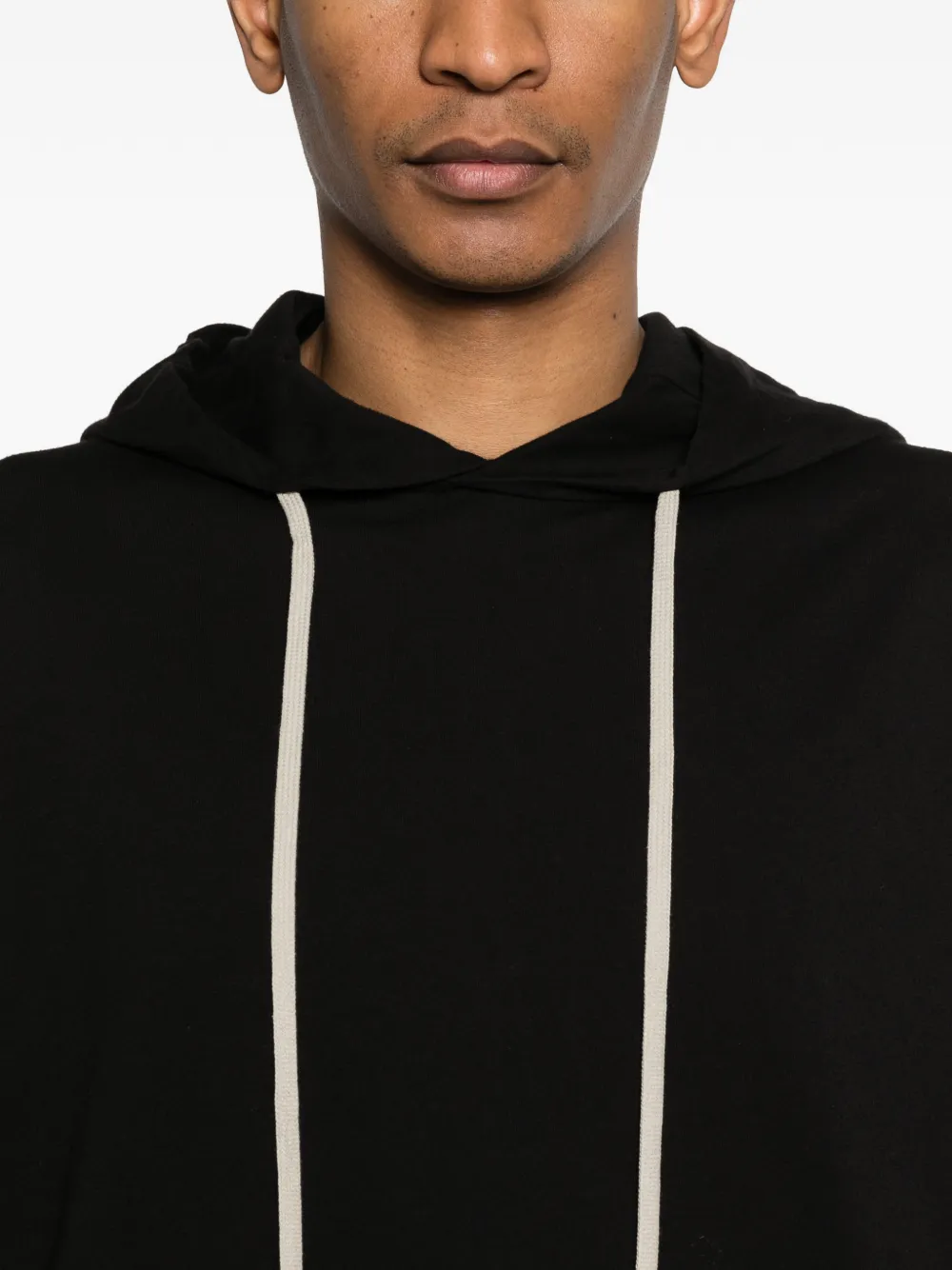 Rick Owens DRKSHDW Hoodie met strikdetail Zwart