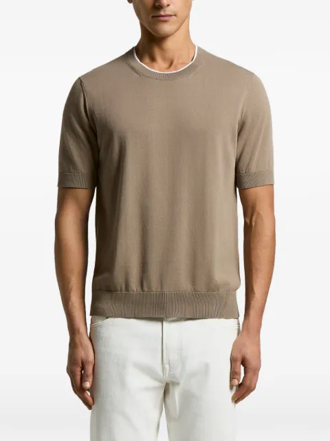 Peserico playera con cuello redondo