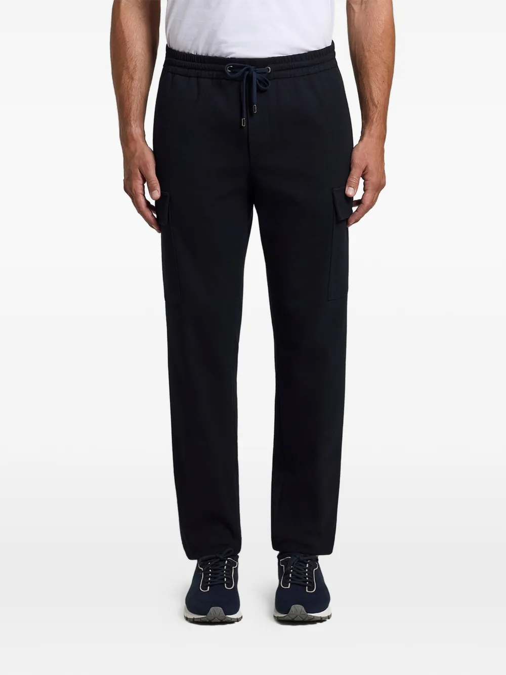 Peserico drawstring-waist track pants - Blu