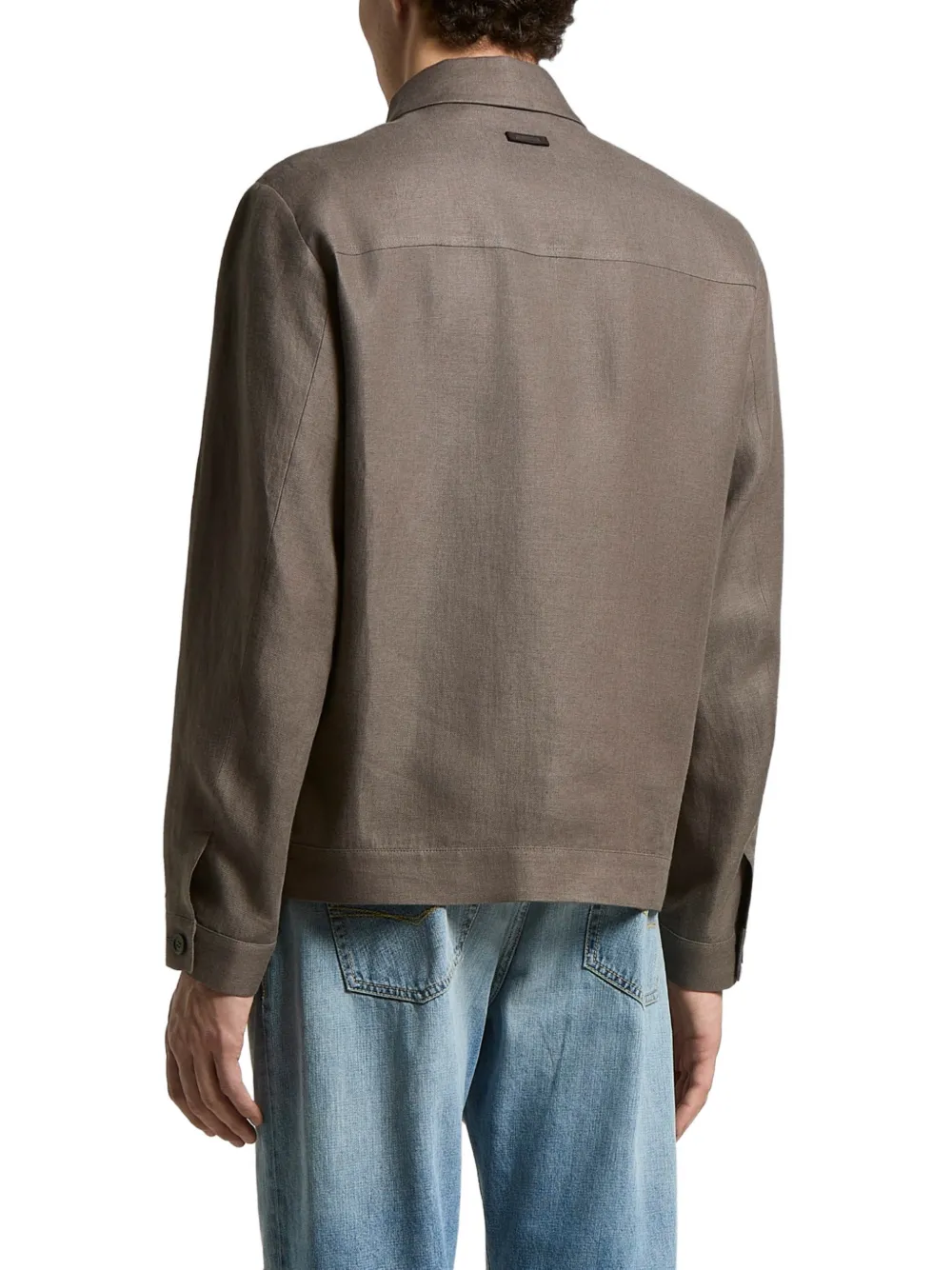  Peserico Flap Pocket Jacket - Brown 