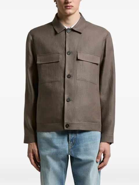 Peserico flap pocket jacket
