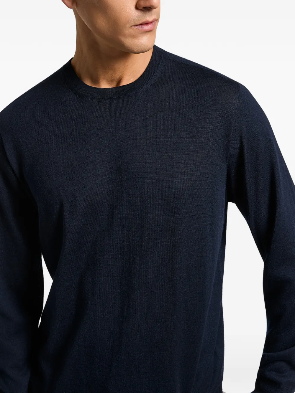 Peserico T-shirt met lange mouwen Blauw