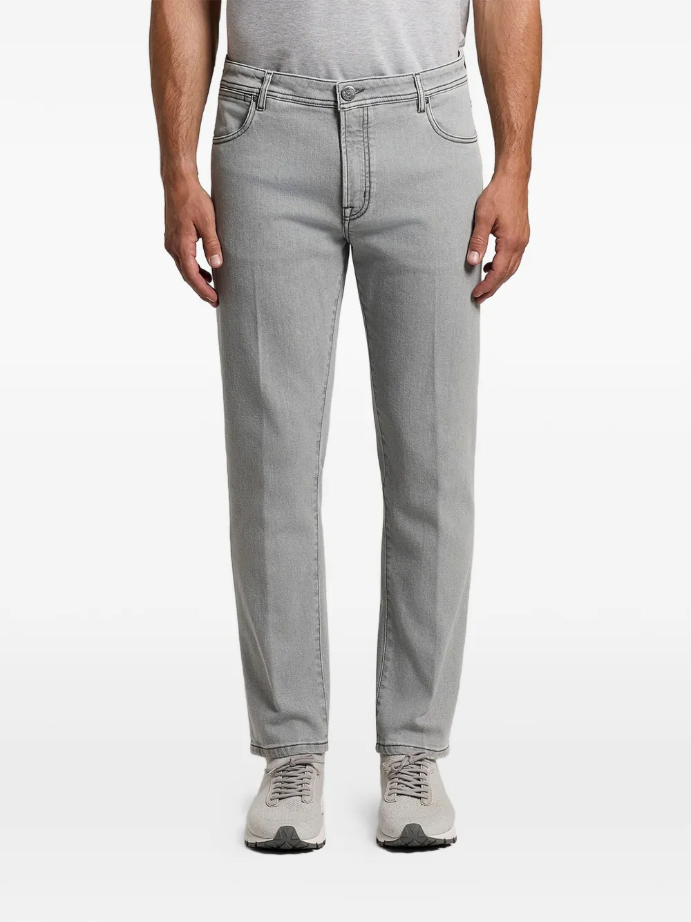 Peserico five-pocket-style jeans - Grigio