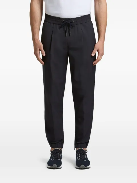 Peserico drawstring-waist zip-cuff track pants