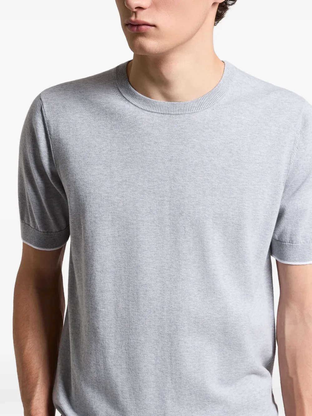 Peserico T-shirt met korte mouwen Grijs