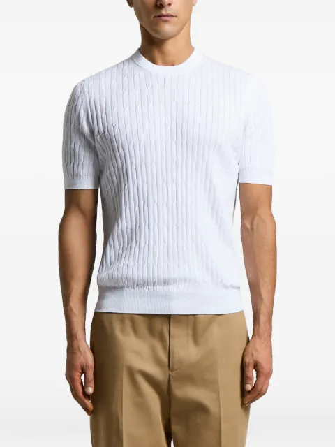 Peserico playera en tejido de ochos