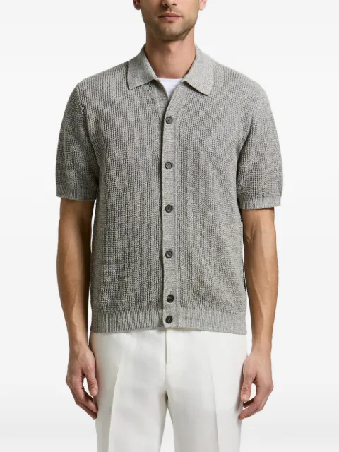 Peserico waffle-knit short-sleeve shirt