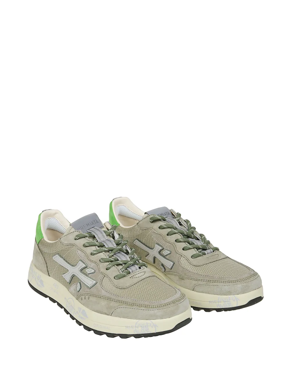 Premiata Sneakers met logo Grijs