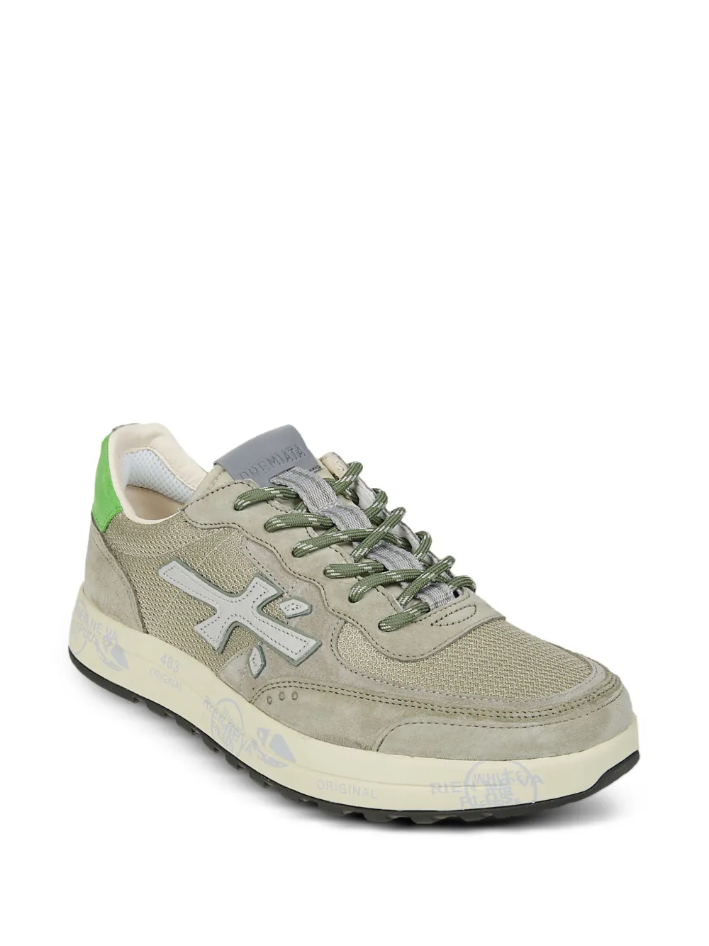 Logo Lace-Up Sneakers