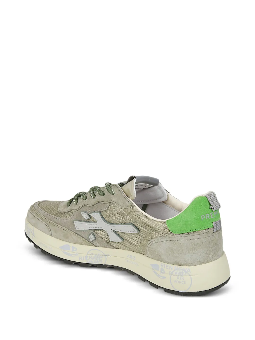 Logo Lace-Up Sneakers