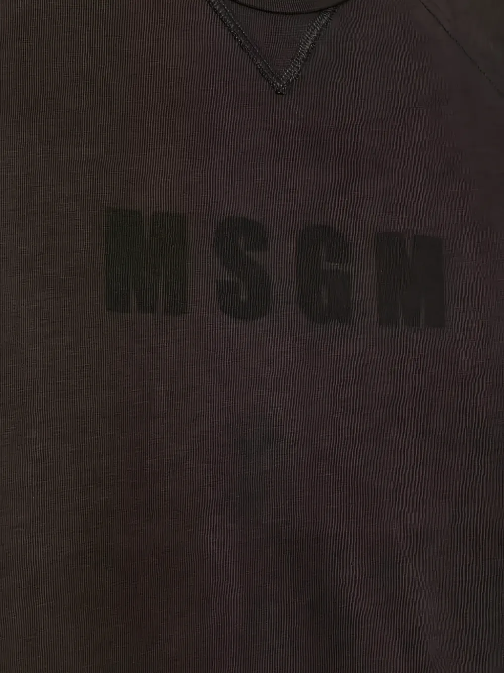 Msgm Logo-print T-shirt In Brown