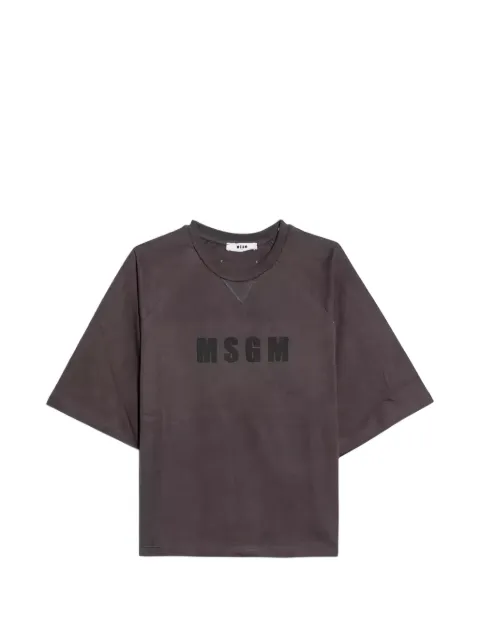 MSGM Kids logo-print T-shirt