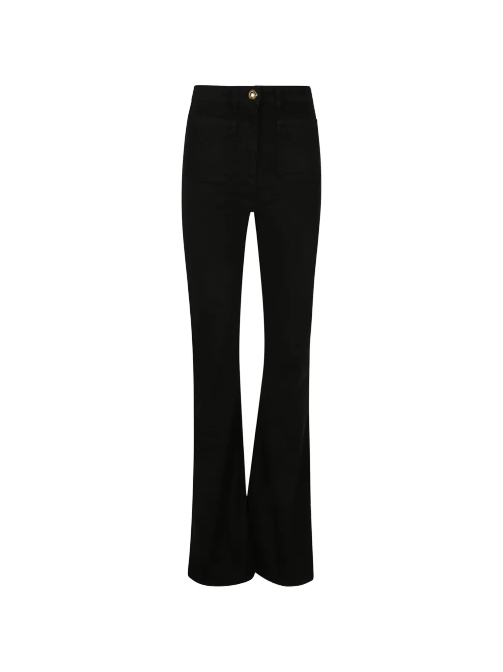 Elisabetta Franchi pocket denim trousers - Nero