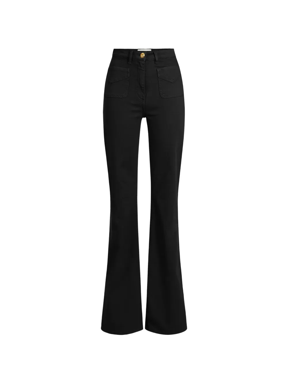 Elisabetta Franchi pocket denim trousers - Schwarz