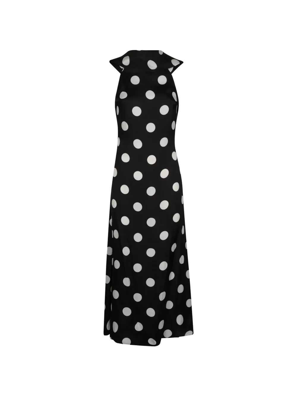 MAR DE MARGARITAS polka dot dress - Nero
