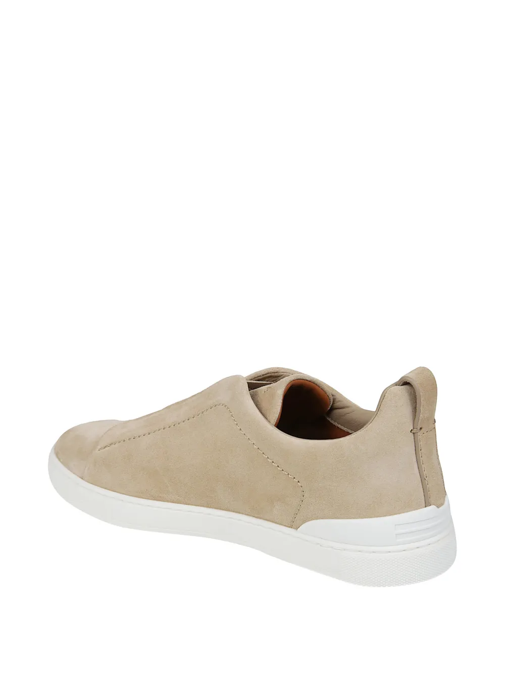 Zegna Leren sneakers Beige