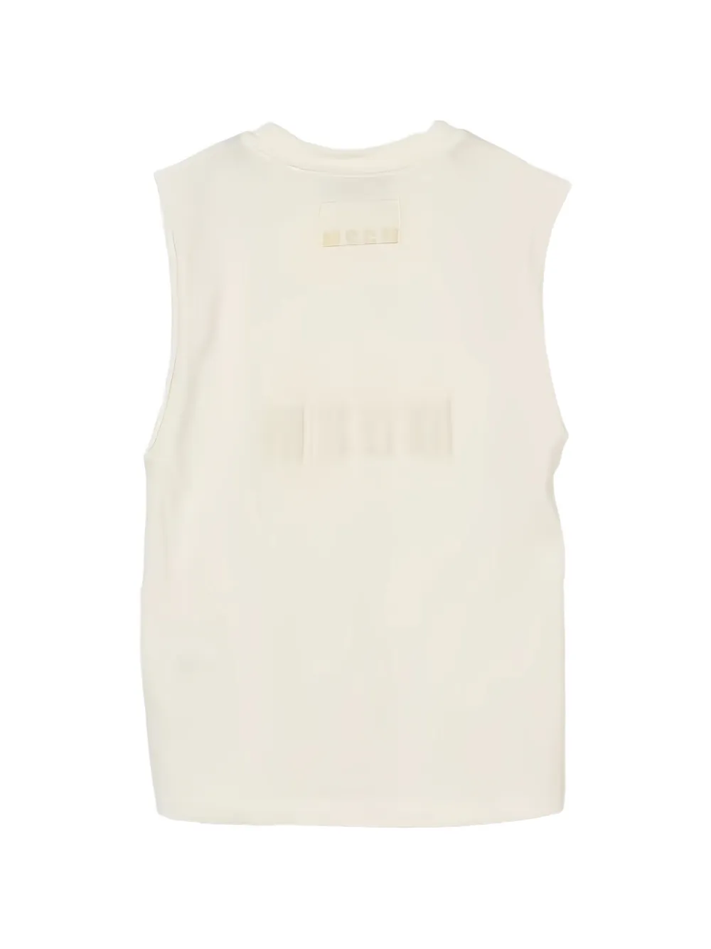 MSGM Kids T-shirt met logoprint Beige