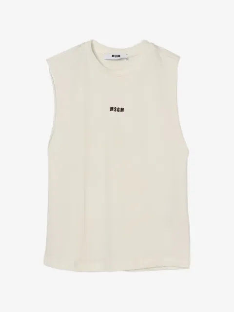 MSGM Kids logo-print T-shirt