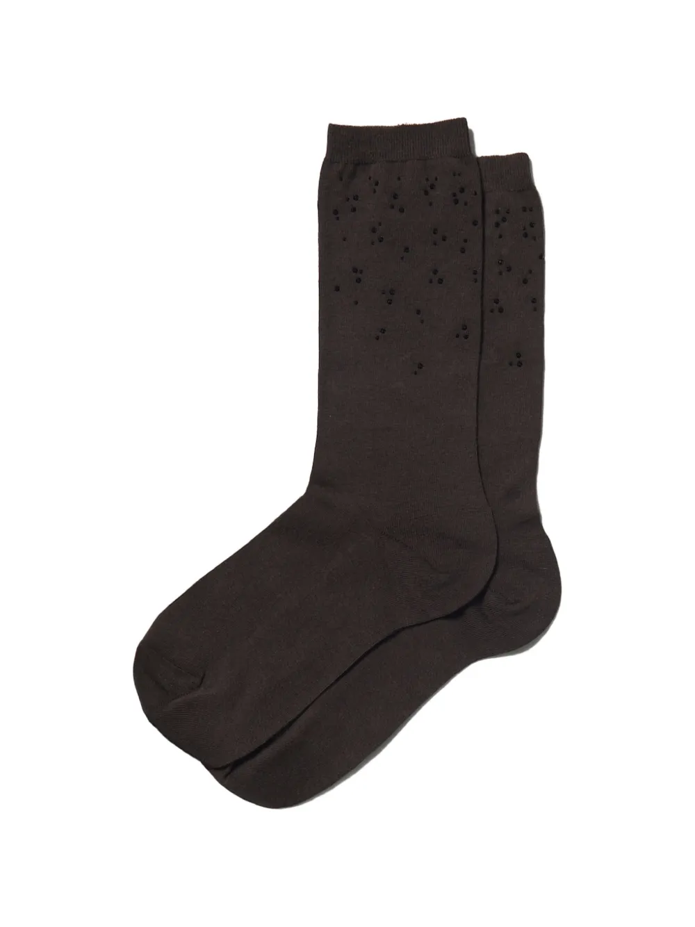 Peserico Socken mit Perlen - Braun