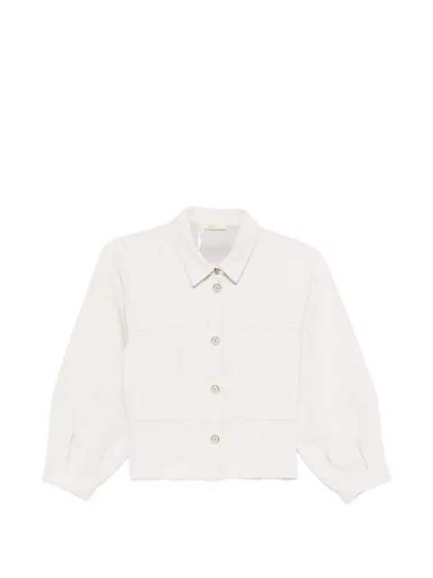 Sessùn Leone button-front cropped jacket