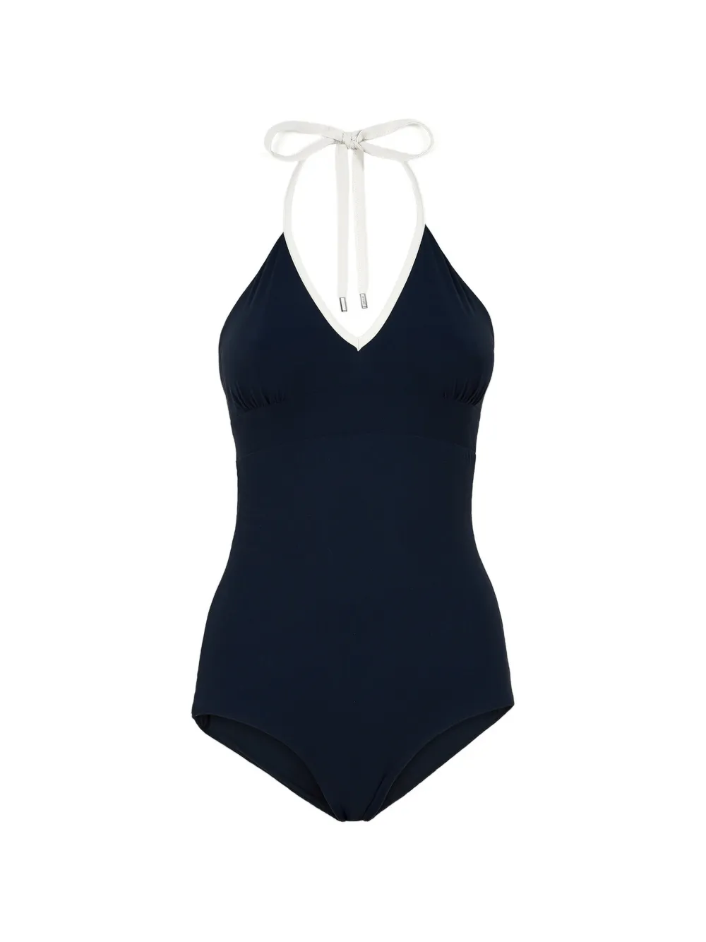 Peserico two-tone halterneck swimsuit - Blu
