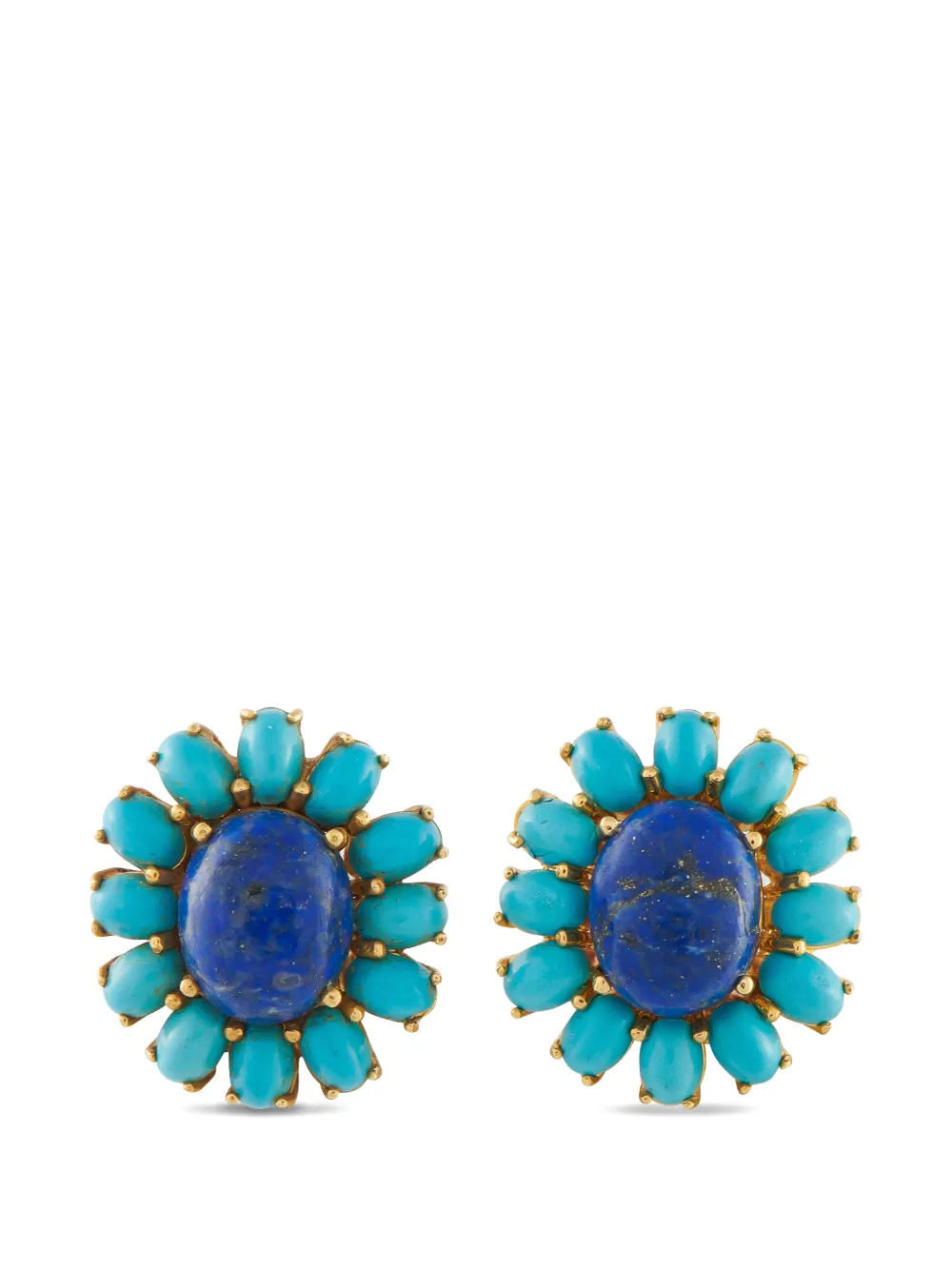 LB Exclusive lapis lazuli and turquoise earrings - Oro