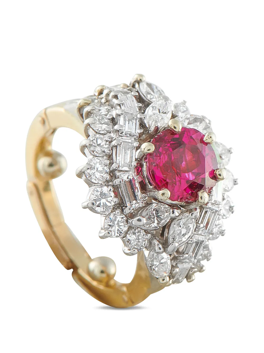 LB Exclusive diamond and ruby ring - Oro