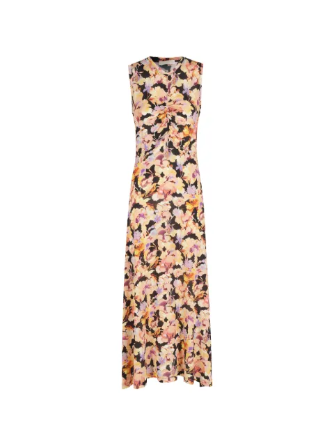 Ulla Johnson Lina floral-print ruched midi dress