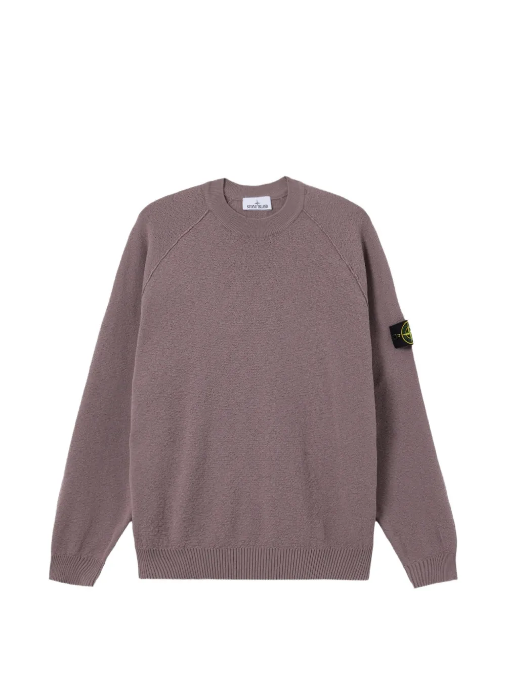 Stone Island Gebreide trui met textuur Paars