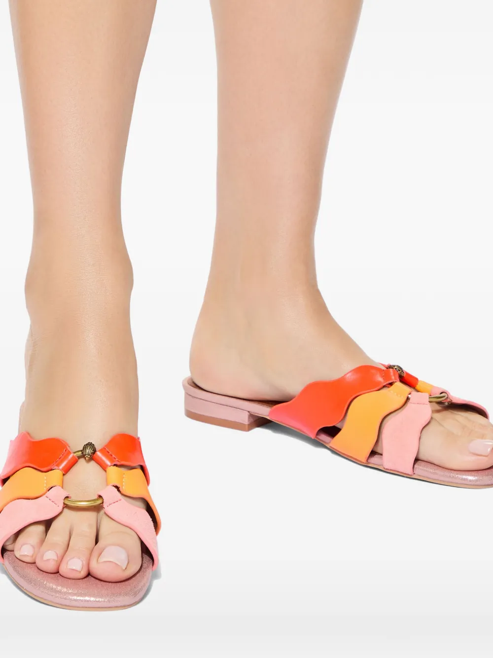 Kurt Geiger London Sun Wave sandalen Oranje