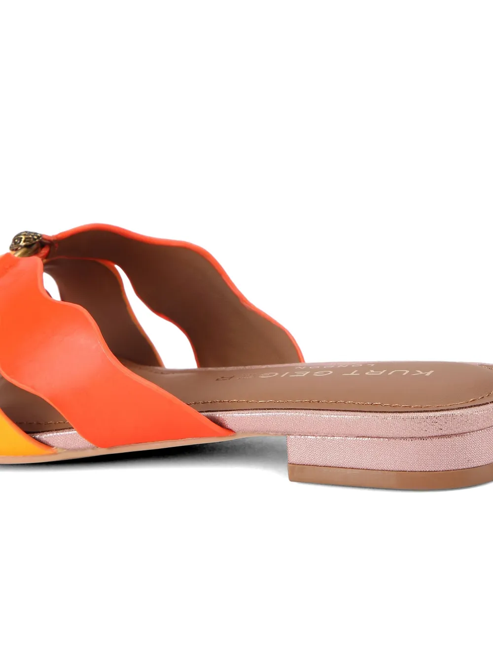 Kurt Geiger London Sun Wave sandalen Oranje
