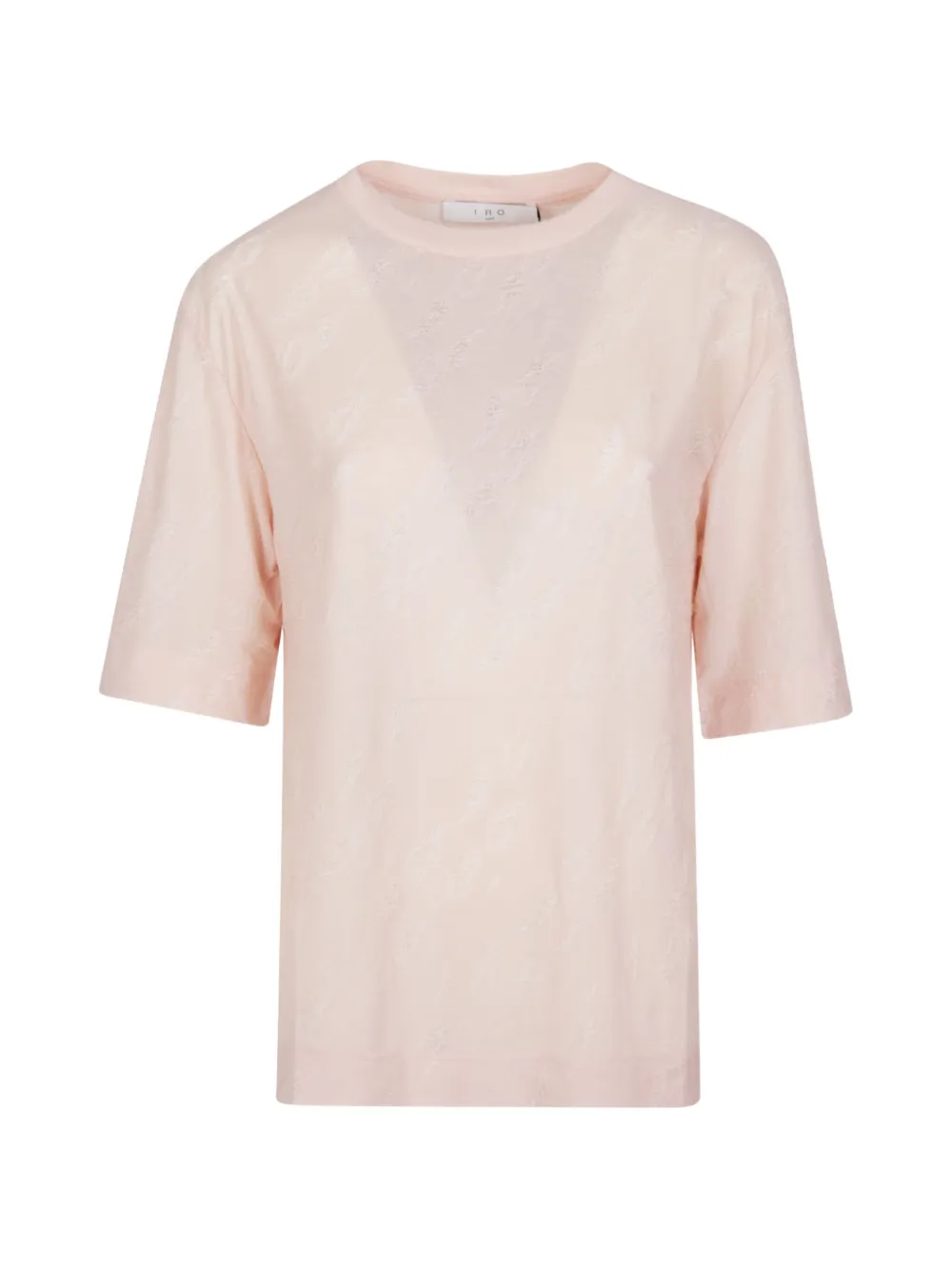 IRO short-sleeve crew-neck top - Rosa