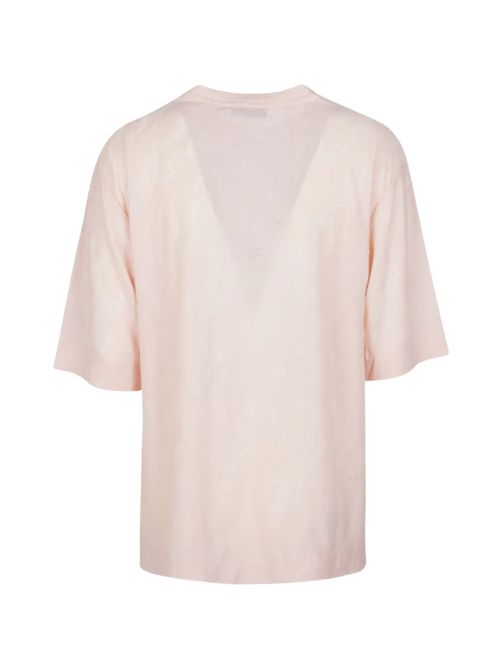  Iro Short-sleeve Crew-neck Top - Pink 
