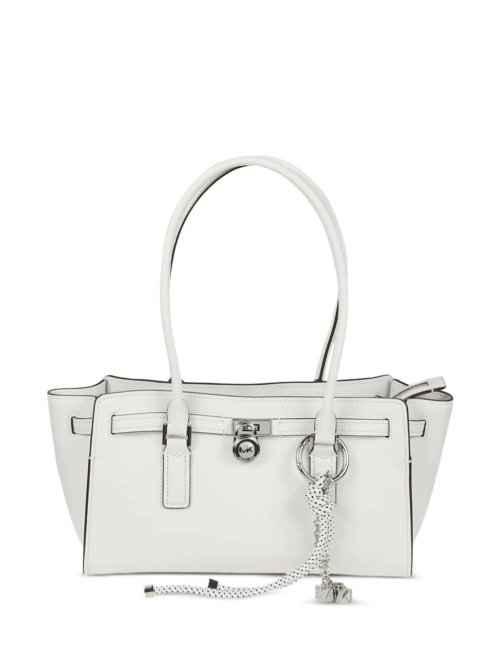 Michael Kors Hamilton leather shoulder bag - Bianco
