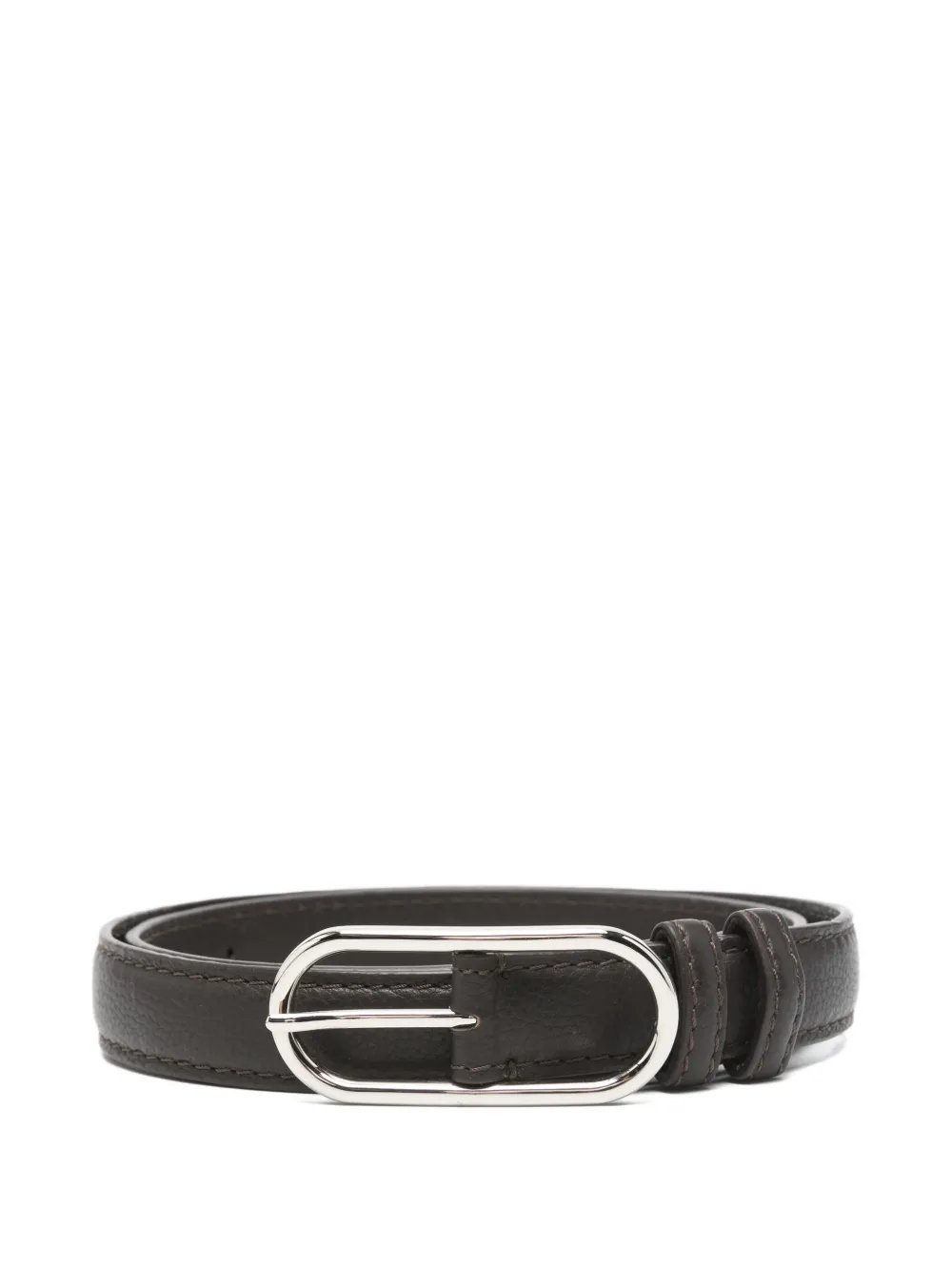 Becksöndergaard grain buckle-fastening belt - Marrone