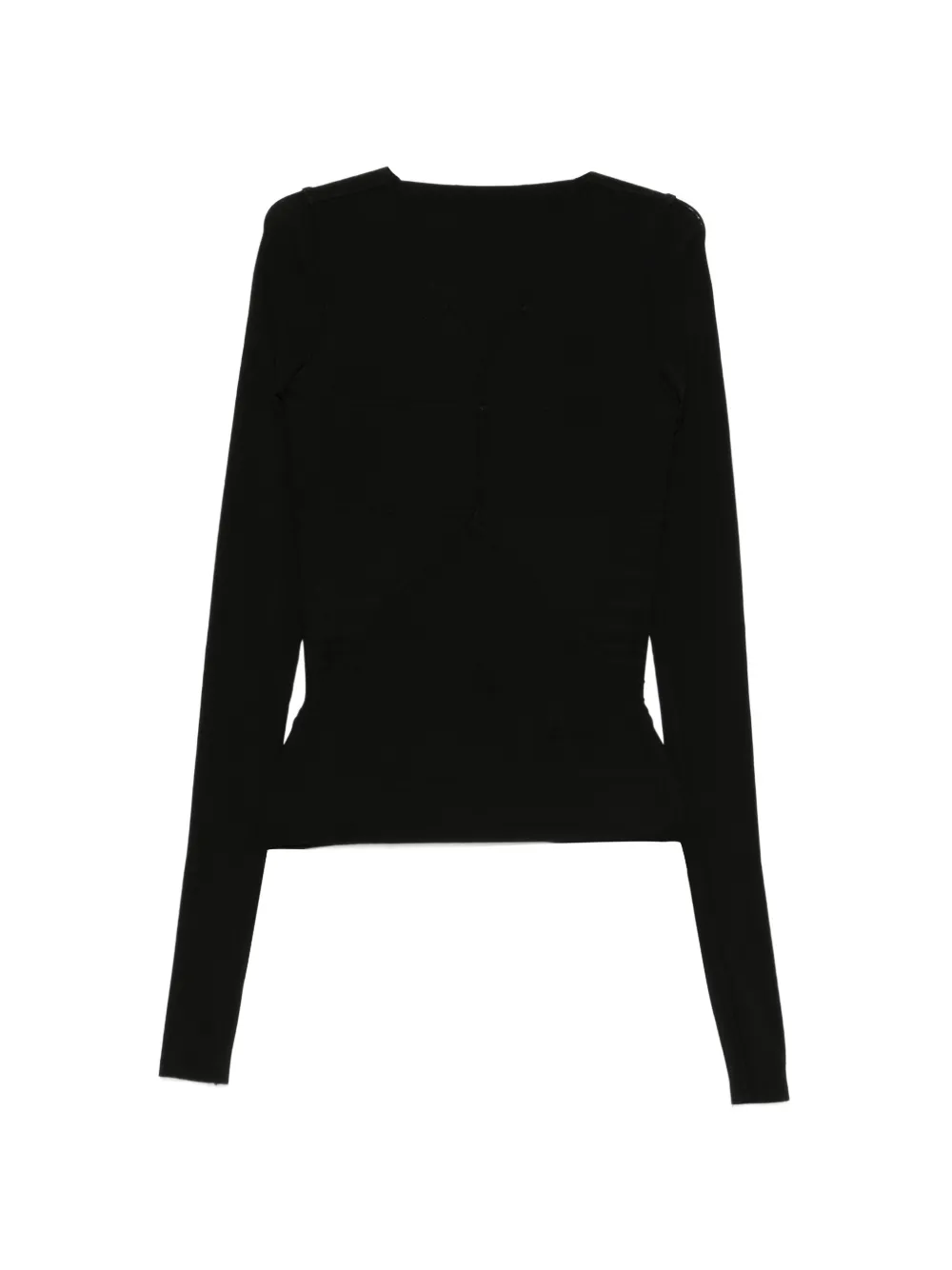 Rick Owens Temple long-sleeve top - Nero