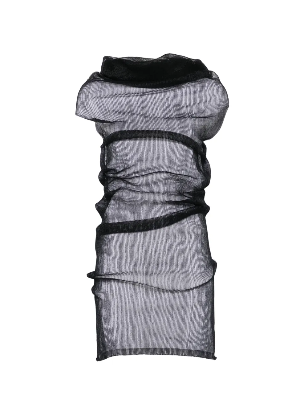 Rick Owens Top trasparente - Nero