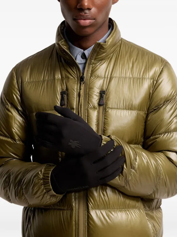 Moncler ロゴ グローブ | ブラック | FARFETCH JP