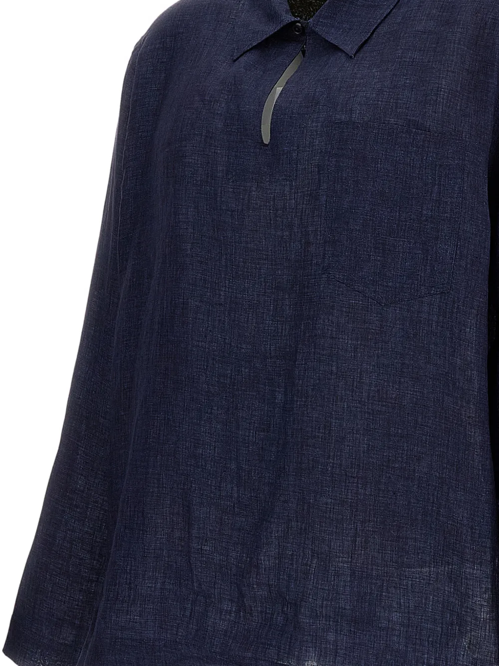 Paul Smith Linnen poloshirt Blauw