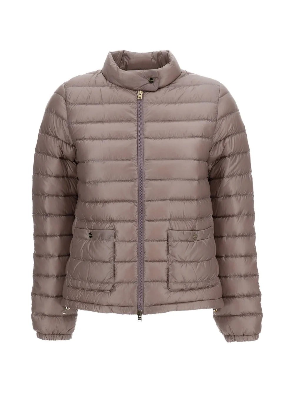 Herno zip-up quilted jacket - Marrone