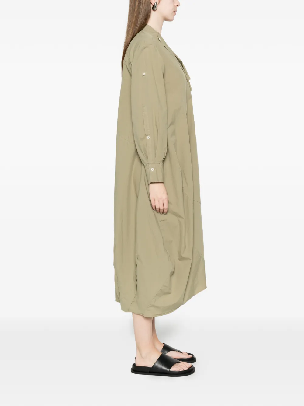  High Accord Midi Dress - Green 
