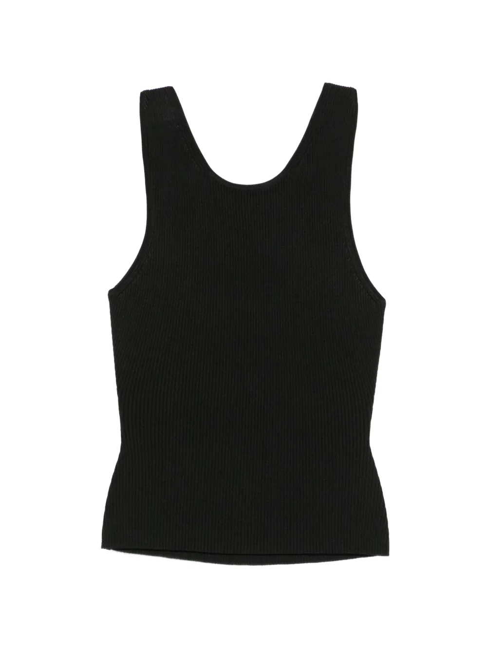 Sessùn Lygia ribbed top - Nero