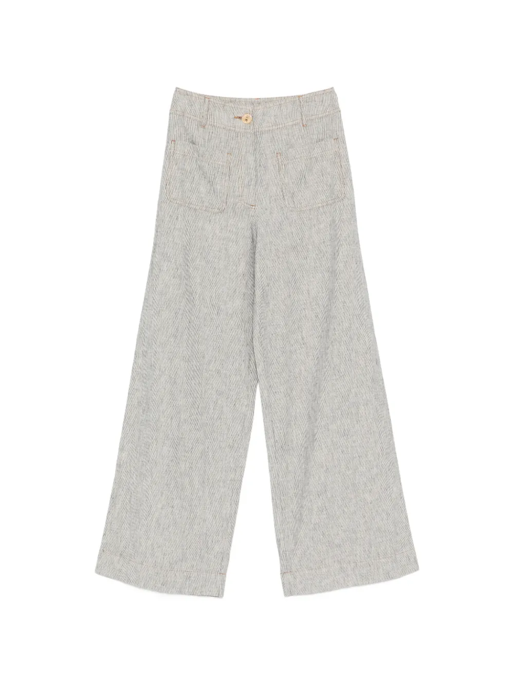 Sessùn Manhatti striped palazzo pants - Bianco