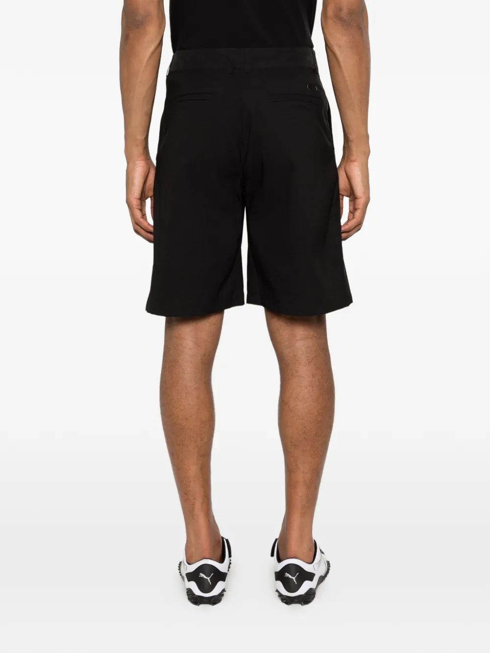 Oakley Geplooide bermuda shorts Zwart
