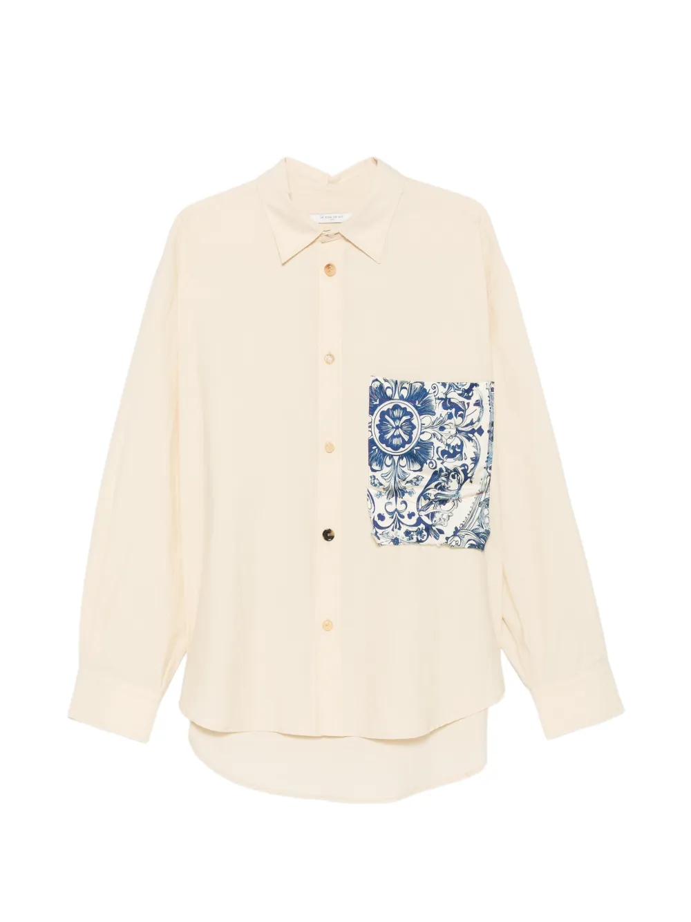 Ih Nom Uh Nit chest-pocket shirt - Toni neutri