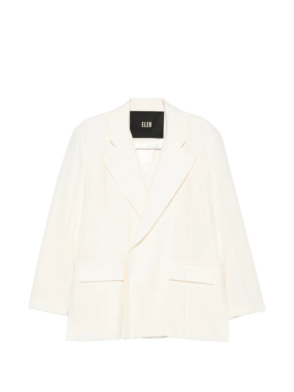 Eleh flap-pockets blazer - Toni neutri