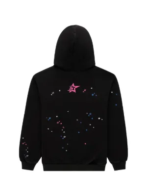 SP5DER Atlanta star-print Hoodie | Black | FARFETCH